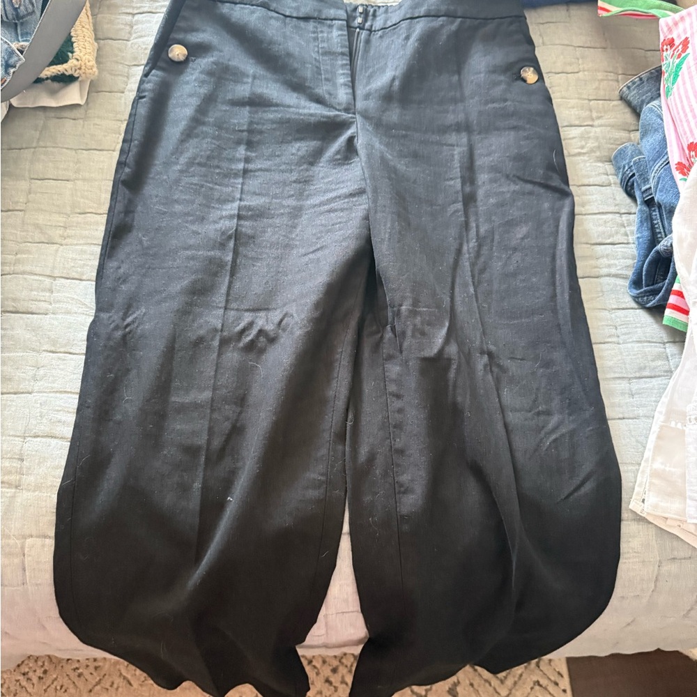 J. Crew Factory Black Cropped Pants
